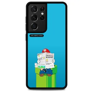 AKAM AMCWSGS21U-SUPER MARIO10 Cover For Samsung Galaxy S21 Ultra