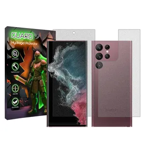 Guard Tough model matte screen protector suitable for Samsung Galaxy S22 Ultra 5G mobile phone along with the back protector