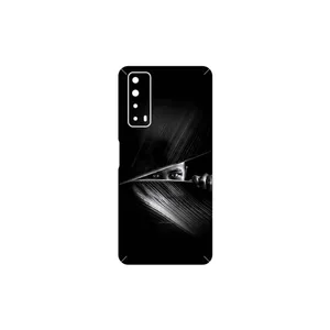 MAHOOT Black Portrait Cover Sticker for Huawei Y7a