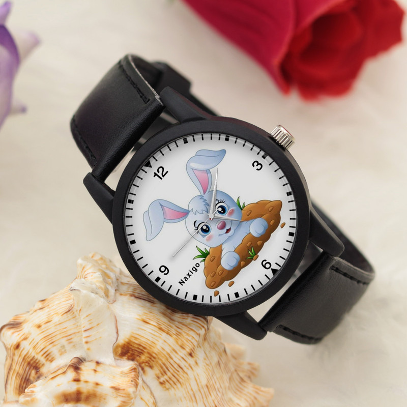 ساعت مچی عقربه ای ناکسیگو مدل خرگوش کد LF12584