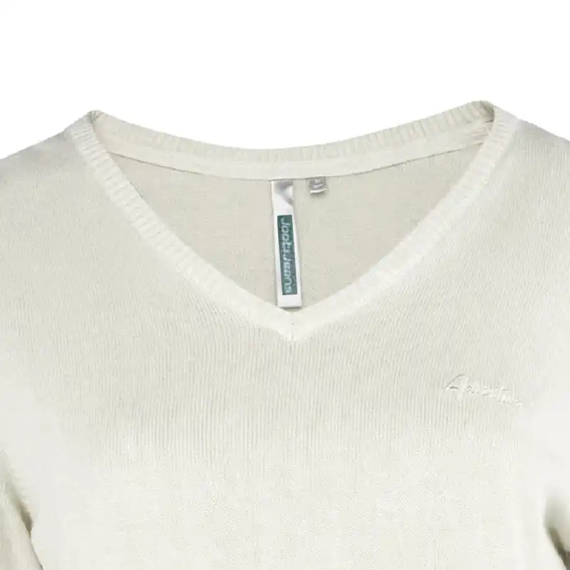 پلیور زنانه جوتی جینز مدل یقه هفت کد 122160 رنگ سفید