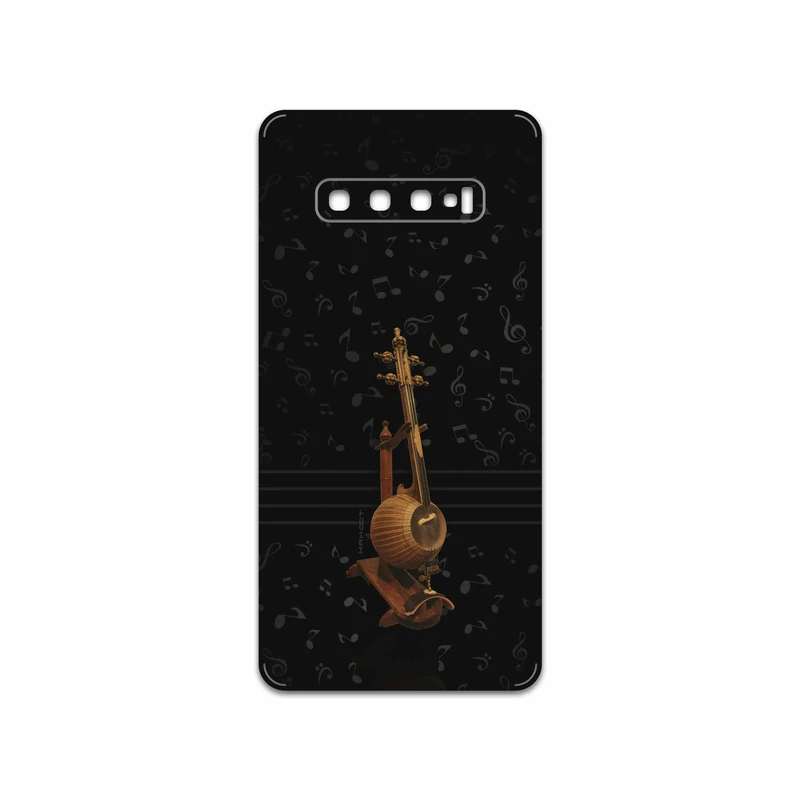 برچسب پوششی ماهوت مدل Persian Fiddle Instrument مناسب برای گوشی موبایل سامسونگ Galaxy S10 Plus