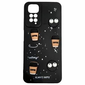کاور طرح عروسکی برجسته مدل Coffee مناسب برای گوشی موبایل شیائومی Redmi Note 11 4G / Note 11S 4G global