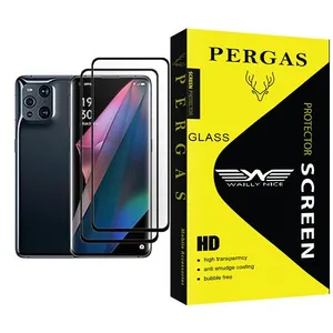 Waily Nice Pergas Glass MIX002 Screen Protector For Oppo Find X3 Pro Pack Of 2