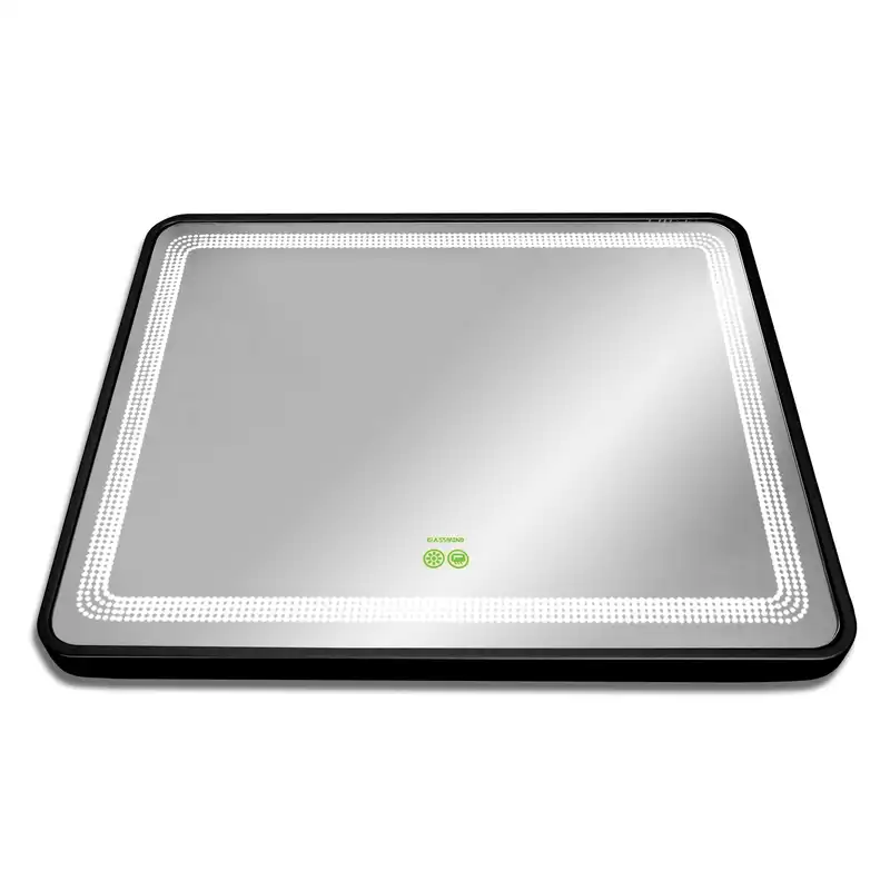 آینه سرویس بهداشتی گلسموند مدل مستطیل ضدبخار کد HLW111M