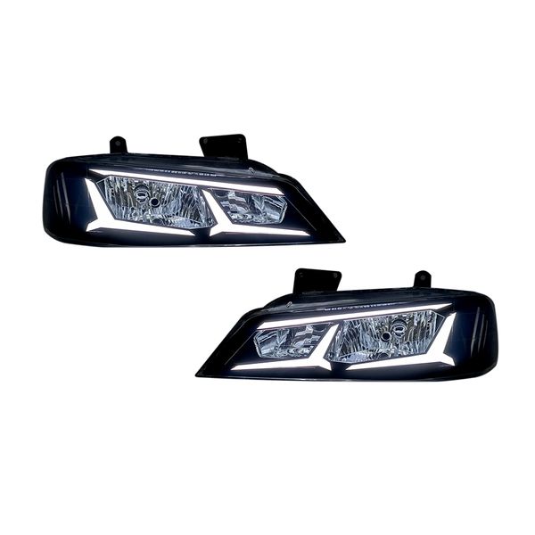 چراغ جلو خودرو گروه پژوهش صنعت مدرن مدل C200  مناسب برای پژو پارس بسته دو عددی