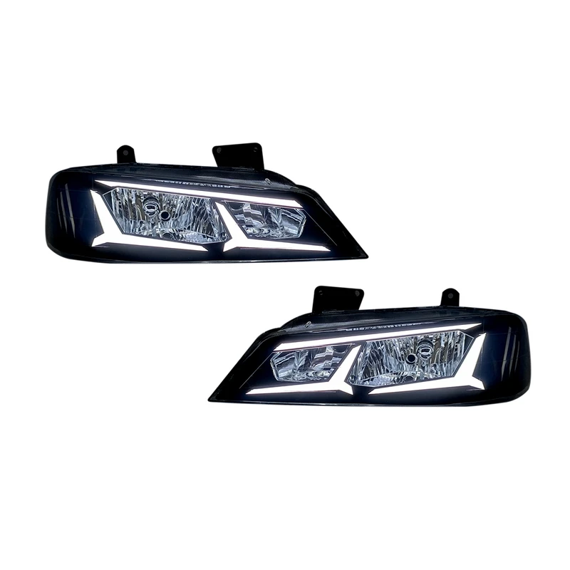 چراغ جلو خودرو گروه پژوهش صنعت مدرن مدل C200  مناسب برای پژو پارس بسته دو عددی