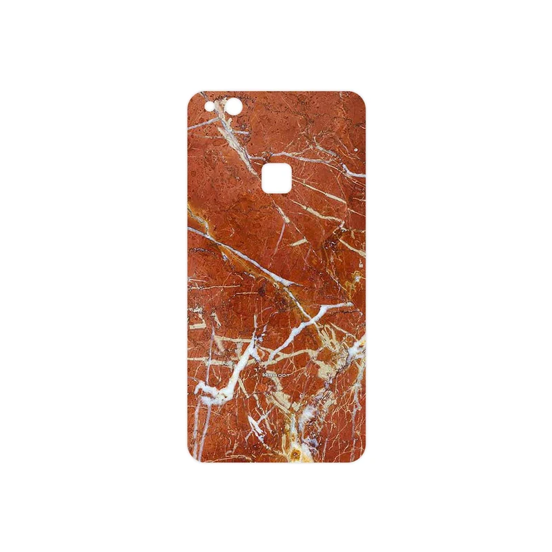 برچسب پوششی ماهوت مدل Red Marble مناسب برای گوشی موبایل هوآوی P10 Lite