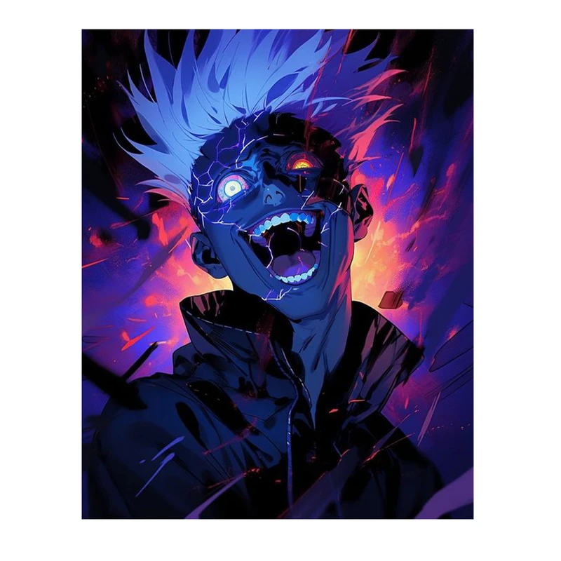 استیکر لپ تاپ و موبایل مدل انیمه طرح جوجوتسو کایسن ریومن سوکونا jujutsu kaisen ryomen sukuna کد 617