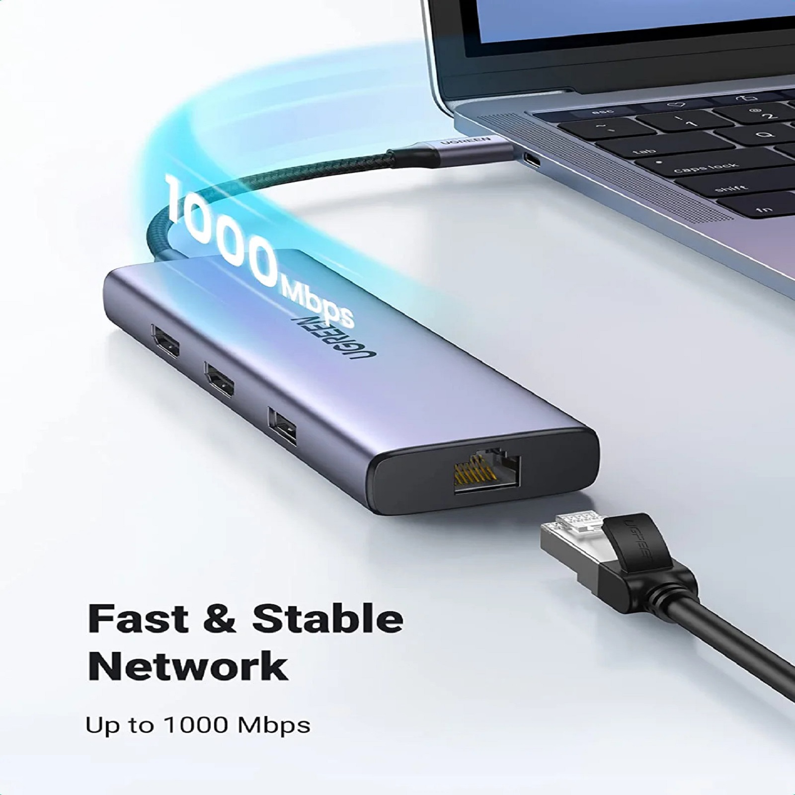 هاب 9 پورت USB-C یوگرین مدل CM490-90119