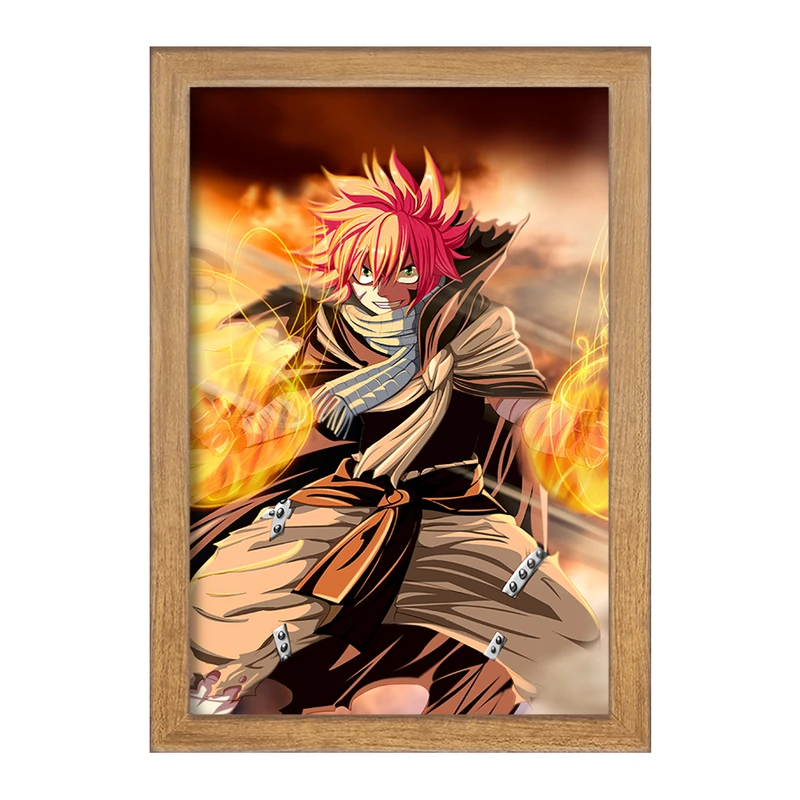 تابلو خندالو مدل ناتسو انیمه فری تیل Fairy Tail  کد 16504