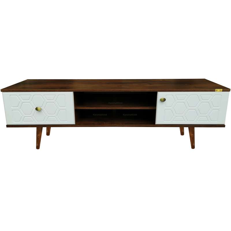 میز تلویزیون کاریزما چوب مدل A.W_214