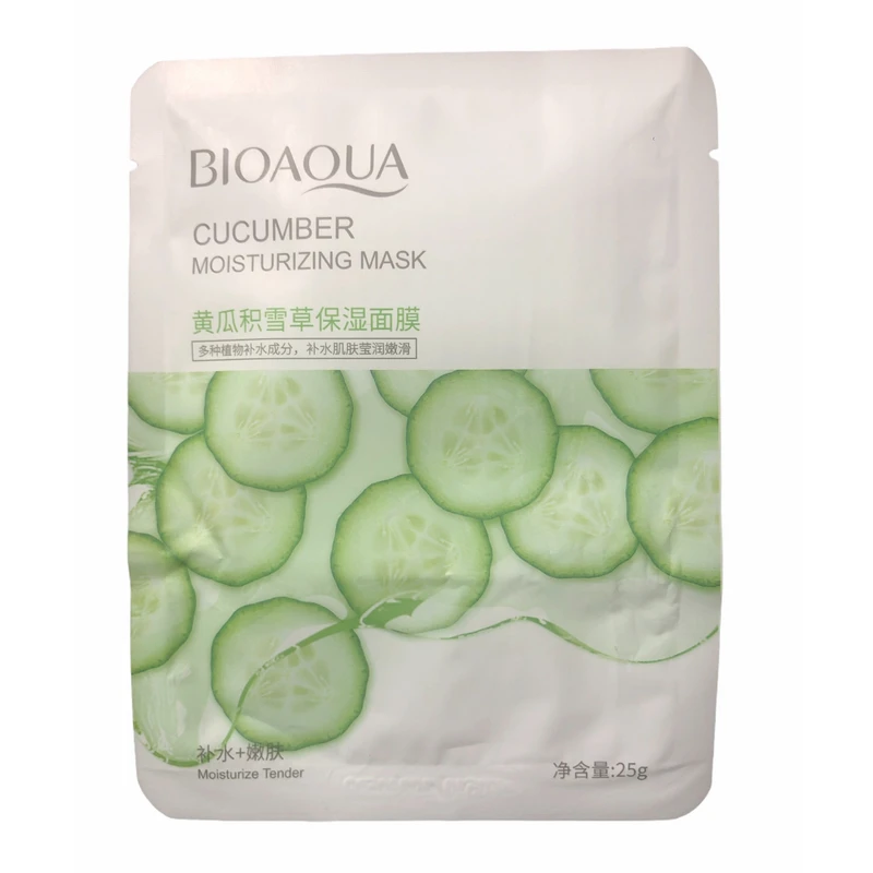 ماسک صورت بایو آکوا مدل خیار وزن 25 گرم