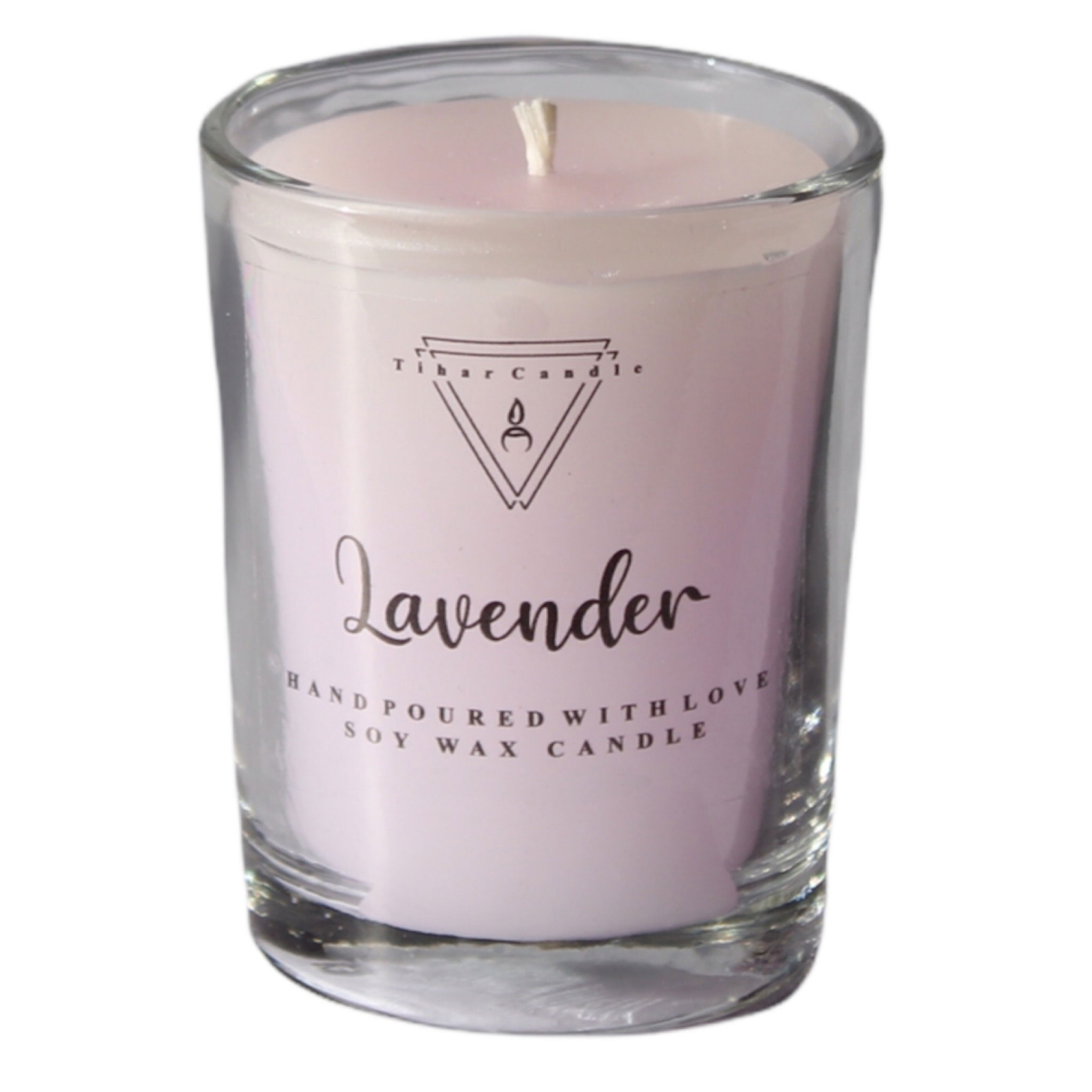 شمع دست ساز تیهار کندل مدل S.LAVENDER.02