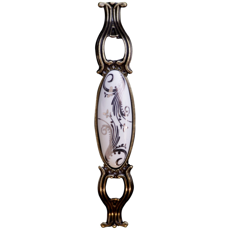 دستگیره کابینت مدل زیتونی سفید 9.6