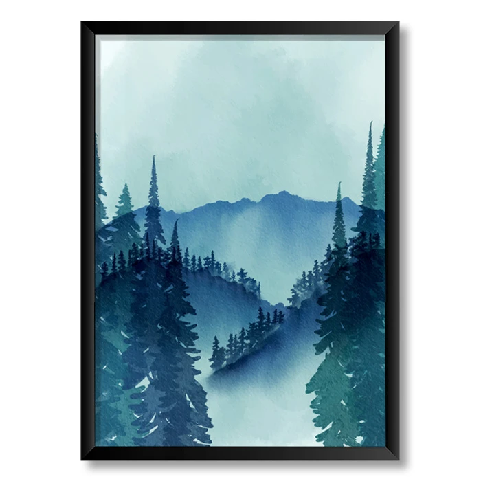 تابلو سال به سال طرح منظره و طبیعت کد NRP-5305W