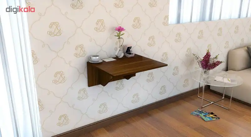 میز تحریر و لپ تاپ تاشو دیواری مدل K-114