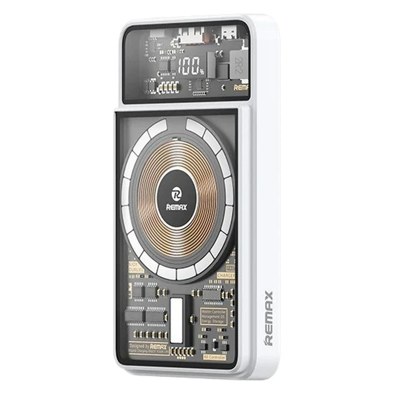 پاوربانک ریمکس مدل MagSafe Wireless Fast Charge RPP-580 ظرفیت 10000 میلی آمپر ساعت