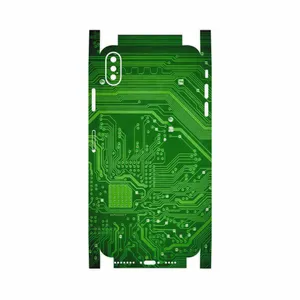MAHOOT Green Printed Circuit Board-FullSkin Cover Sticker for Apple iPhone XS Max