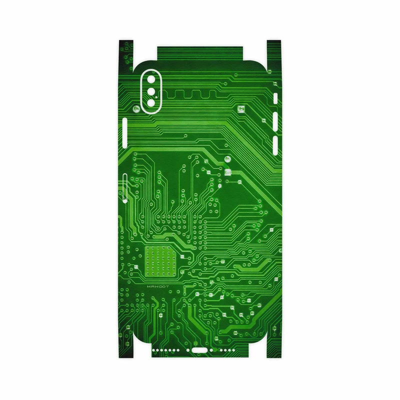 برچسب پوششی ماهوت مدل Green Printed Circuit Board-FullSkin مناسب برای گوشی موبایل اپل iPhone XS Max