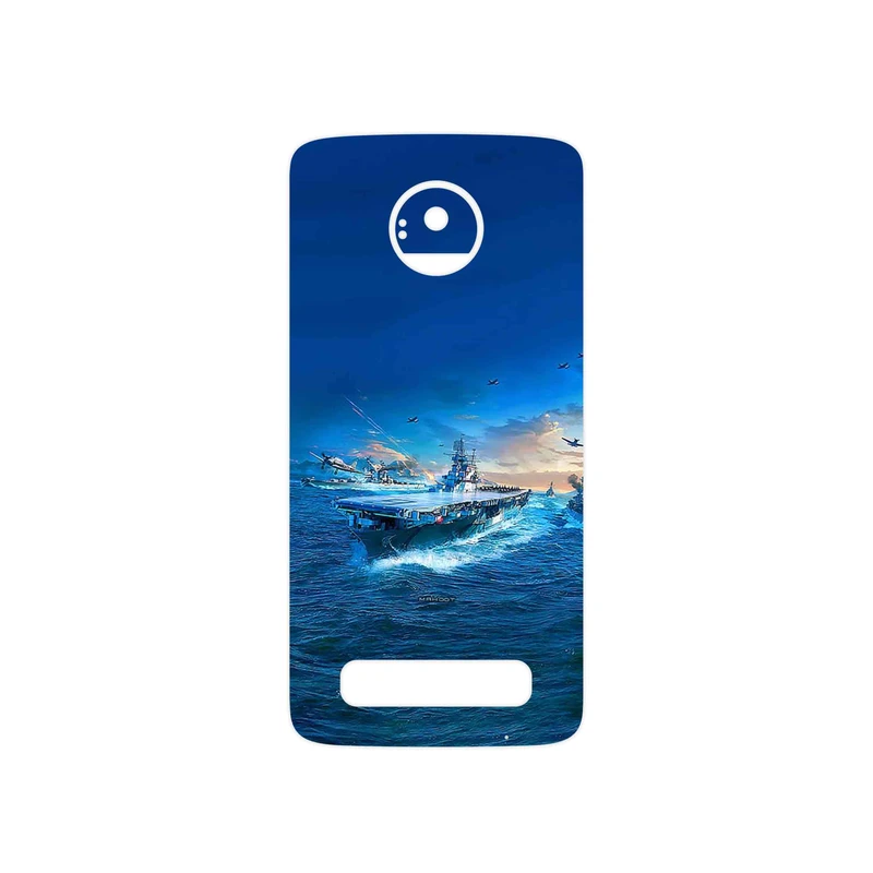 برچسب پوششی ماهوت مدل Warship مناسب برای گوشی موبایل موتورولا Moto Z Play