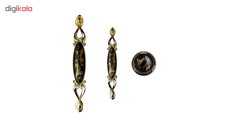 دستگیره کابینت مدل 103 مشکی بسته سه عددی دستگیره کابینت مدل 103 مشکی بسته سه عددی