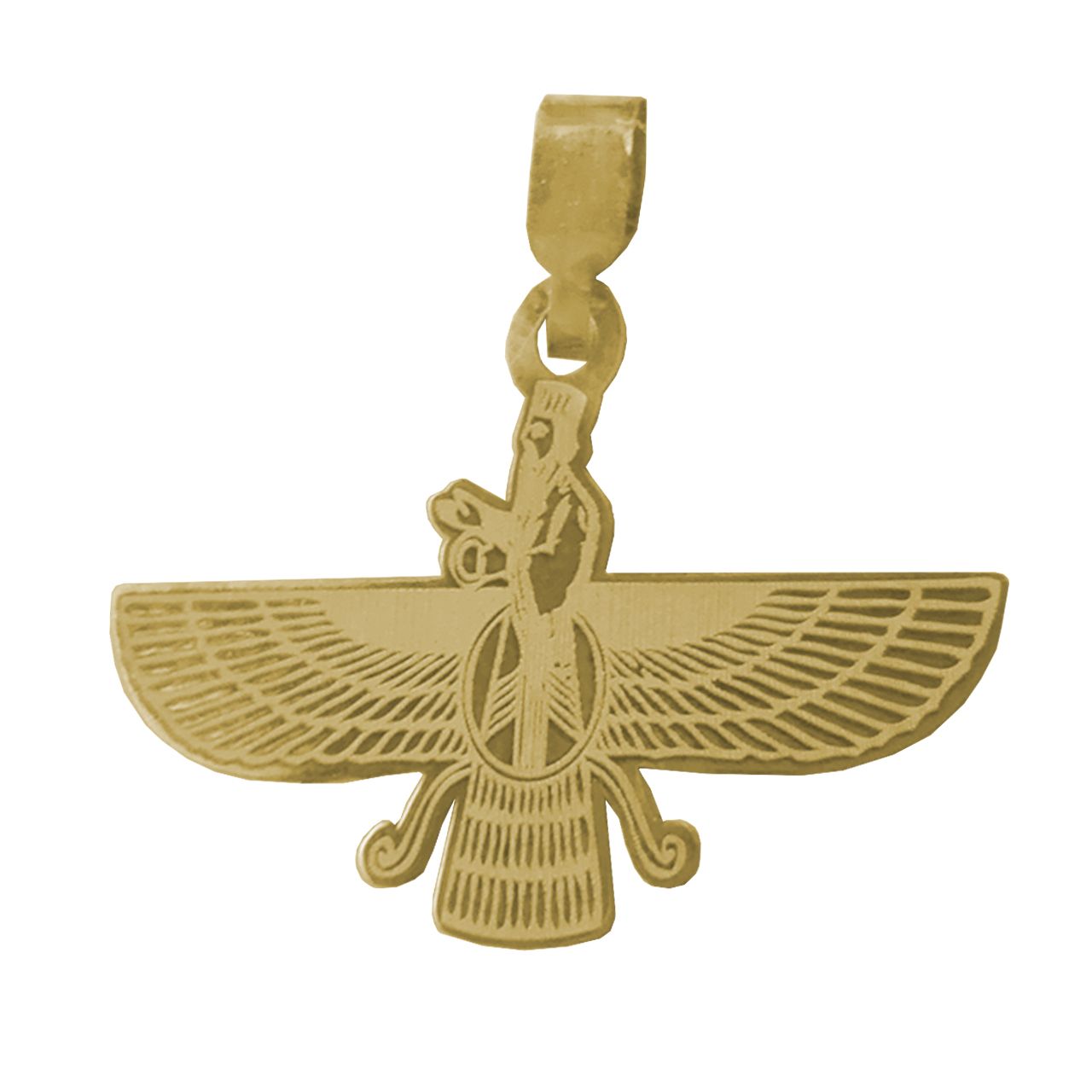 آویز گردنبند طلا 18 عیار نازنین کد N200 -  - 1