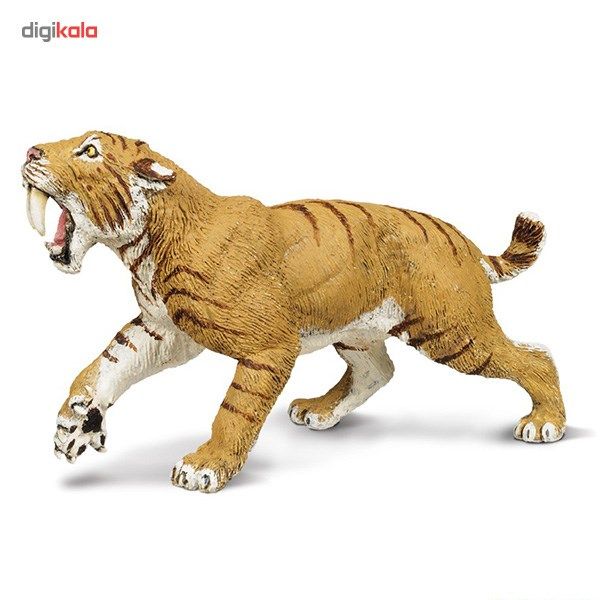 عروسک ببر دندان شمشیری سافاری کد 279729 سایز 1 عروسک ببر دندان شمشیری سافاری کد 279729 سایز 1