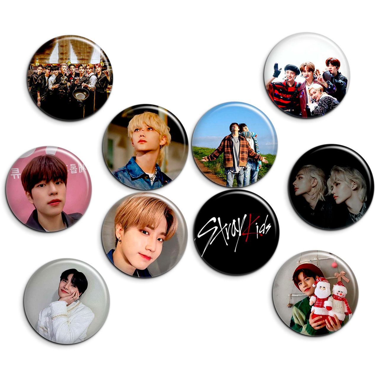 پیکسل پرمانه طرح straykids کد pmg.5676 مجموعه 10 عددی
