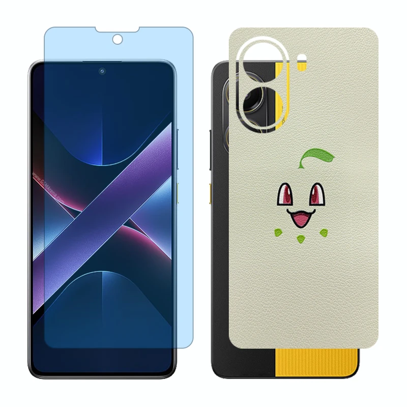 محافظ صفحه نمایش مات آنتی بلو گلس مدل Together مناسب برای گوشی موبایل شیائومی Poco X7 Pro به همراه برچسب پوششی پشت گوشی