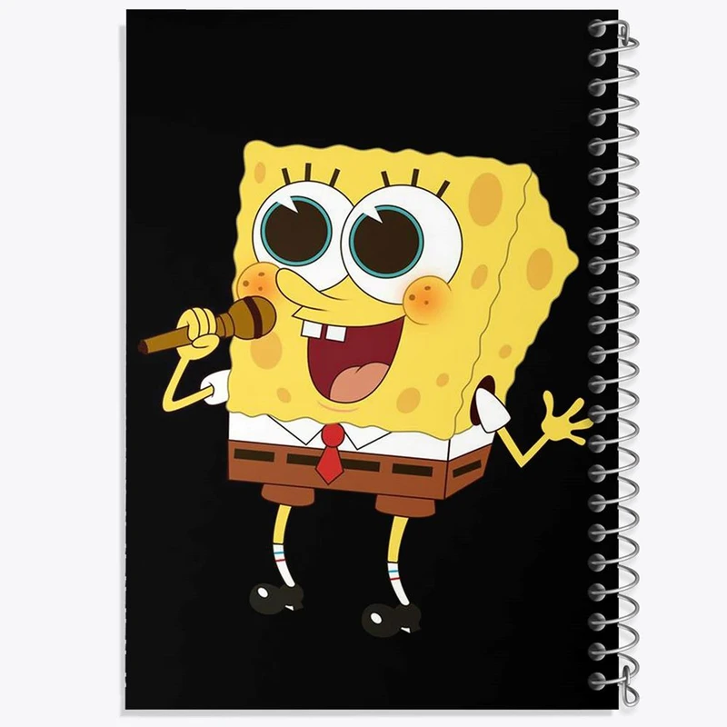 دفتر مشق 50 برگ خندالو مدل باب اسفنجی کد 1356