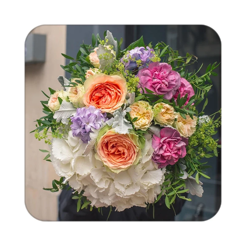 زیر لیوانی کاکتی طرح گل مدل mp17213