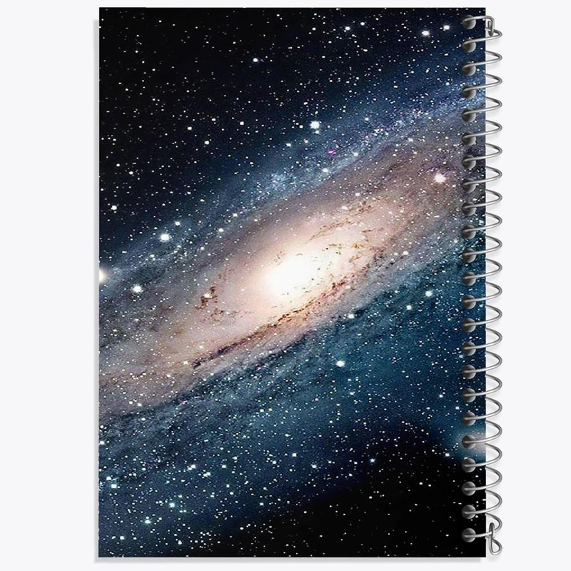 دفتر ژورنال نویسی 50 برگ خندالو مدل نقطه ای طرح کهکشان و سیاره ها کد 25369