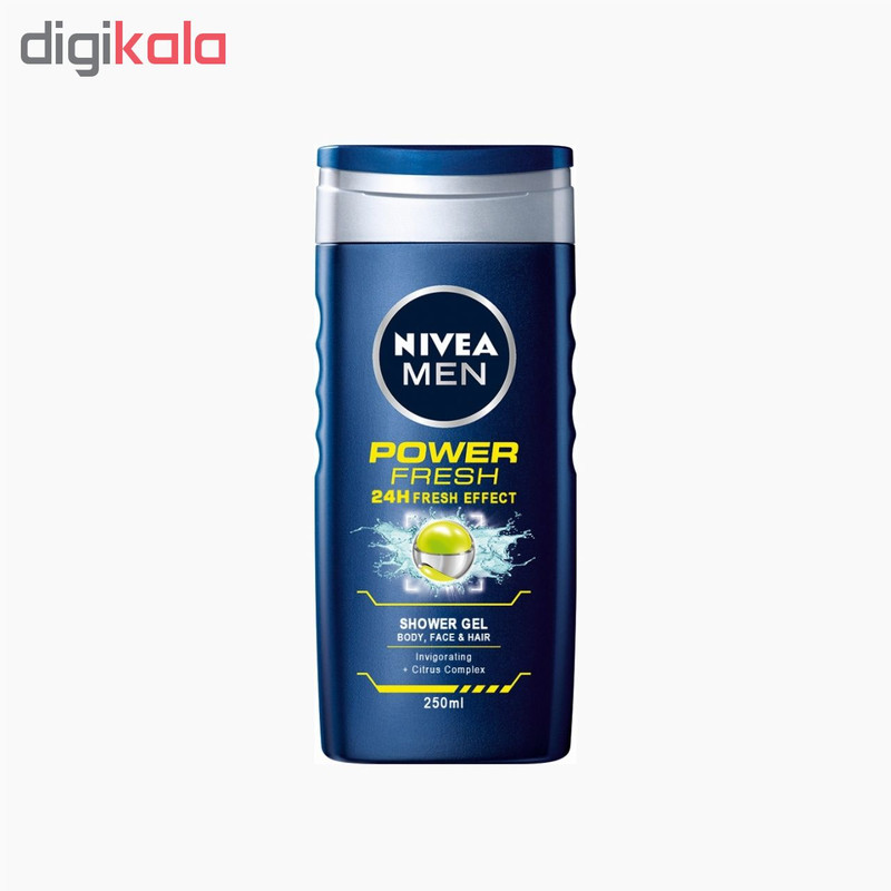 شامپو سر و بدن مردانه نیوا مدل Power Fresh حجم 250 میلی لیتر شامپو سر و بدن مردانه نیوا مدل Power Fresh حجم 250 میلی لیتر