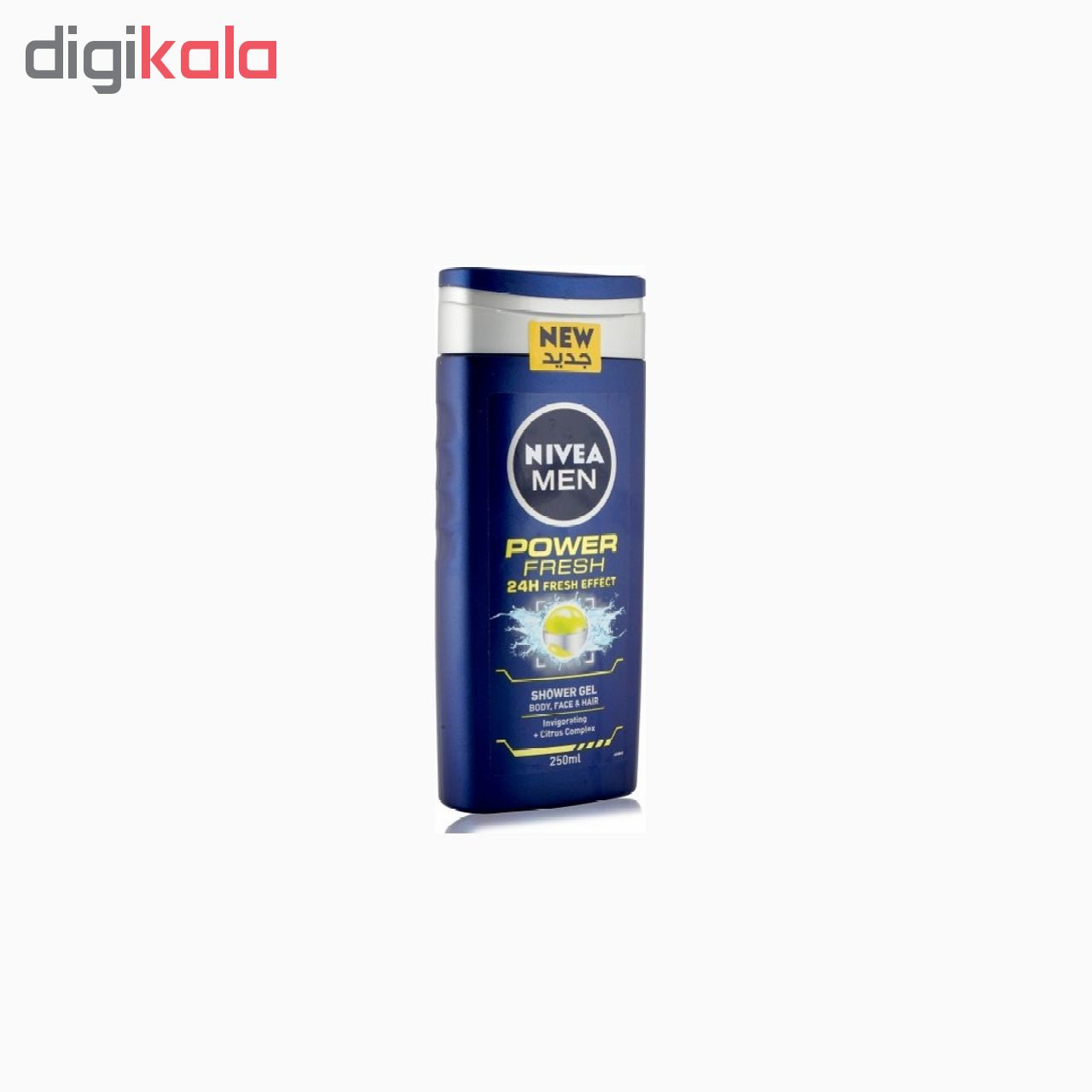 شامپو سر و بدن مردانه نیوا مدل Power Fresh حجم 250 میلی لیتر