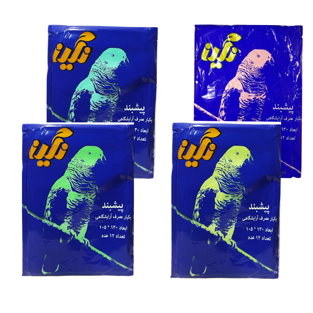 پیش بند یکبار مصرف آرایشگاهی نگین مدل N1 بسته 4 عددی پیش بند یکبار مصرف آرایشگاهی نگین مدل N1 بسته 4 عددی