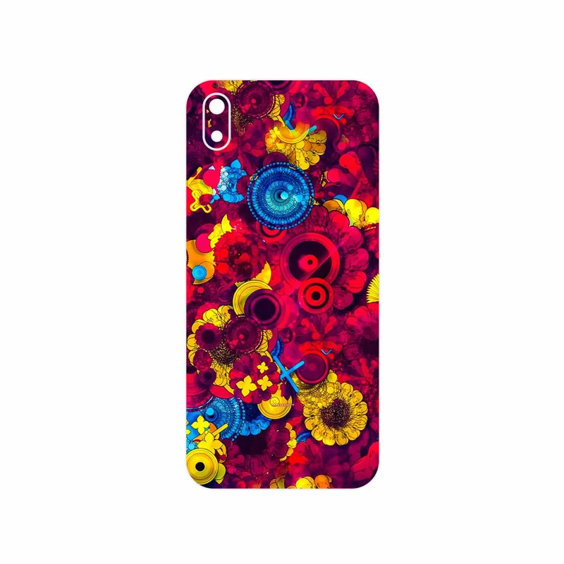 برچسب پوششی ماهوت مدل Vector Flower Garden Digital Art مناسب برای گوشی موبایل هوآوی Y5 2019