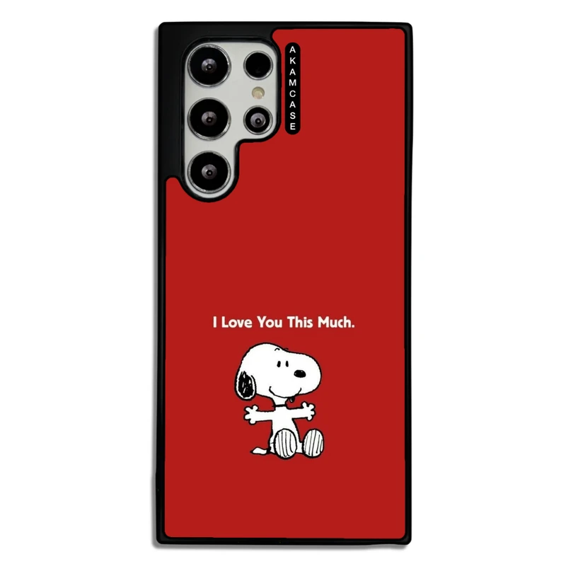 کاور آکام مدل AMC-WSGS22U-SNOOPY-27 مناسب برای گوشی موبایل سامسونگ Galaxy S22 Ultra
