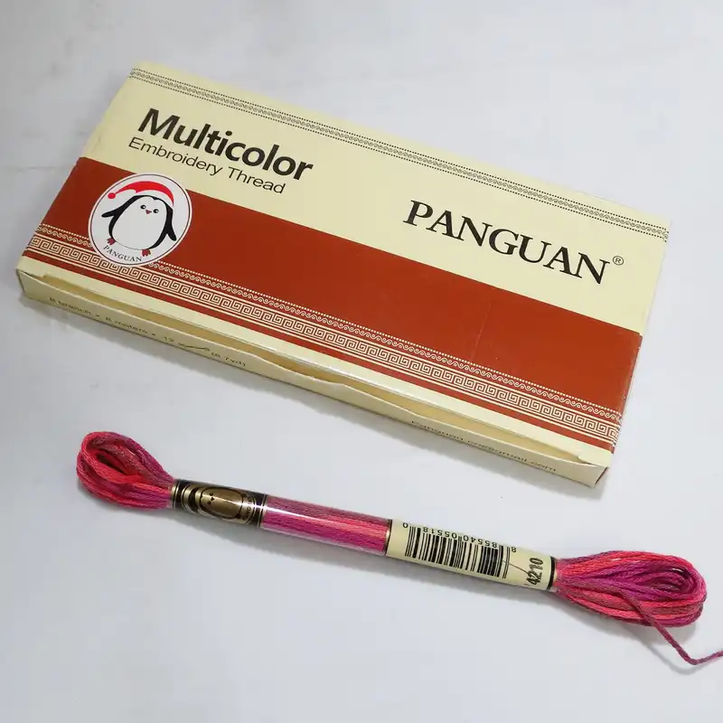 نخ گلدوزی پنگوئن مدل مولتی کالر 4210 بسته 2 عددی