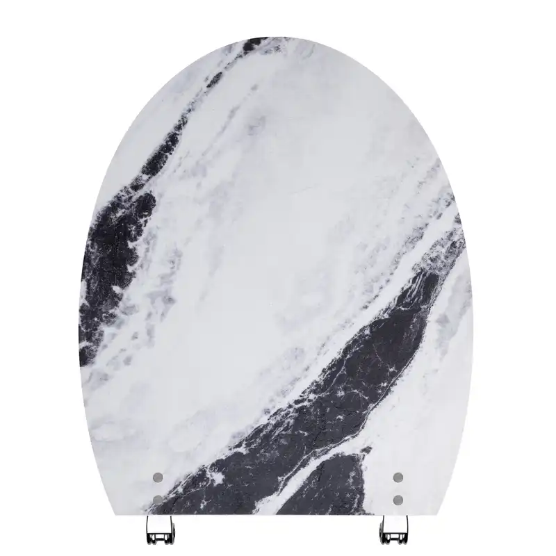 در توالت فرنگی مدل سنگ کوارتز بیضی پاندا