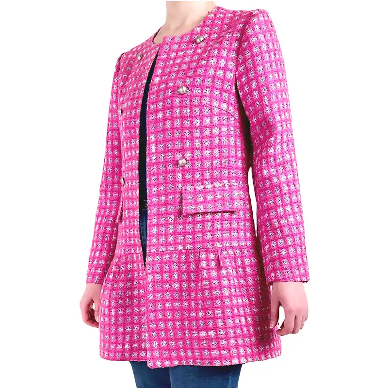 مانتو زنانه نغمه مدل چین دار پاییزه 04