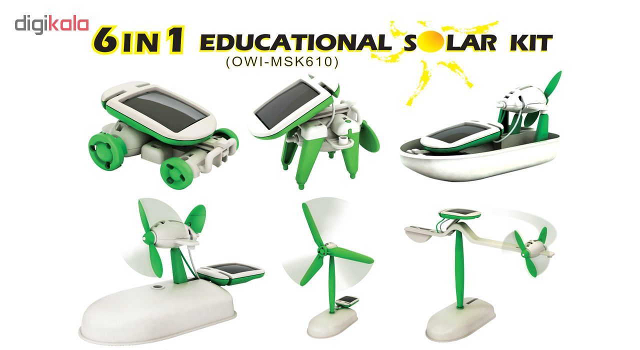 کیت آموزشی ربات خورشیدی آموزشی 1in6 مدل 2011