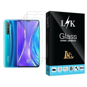 LKG LK Glass MIX003 Screen Protector For Realme XT 730G Pack Of 3