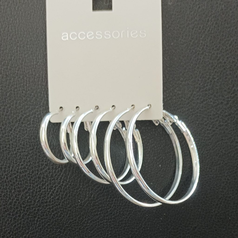 گوشواره زنانه اکسسورایز مدل SMG64 بسته 3 عددی