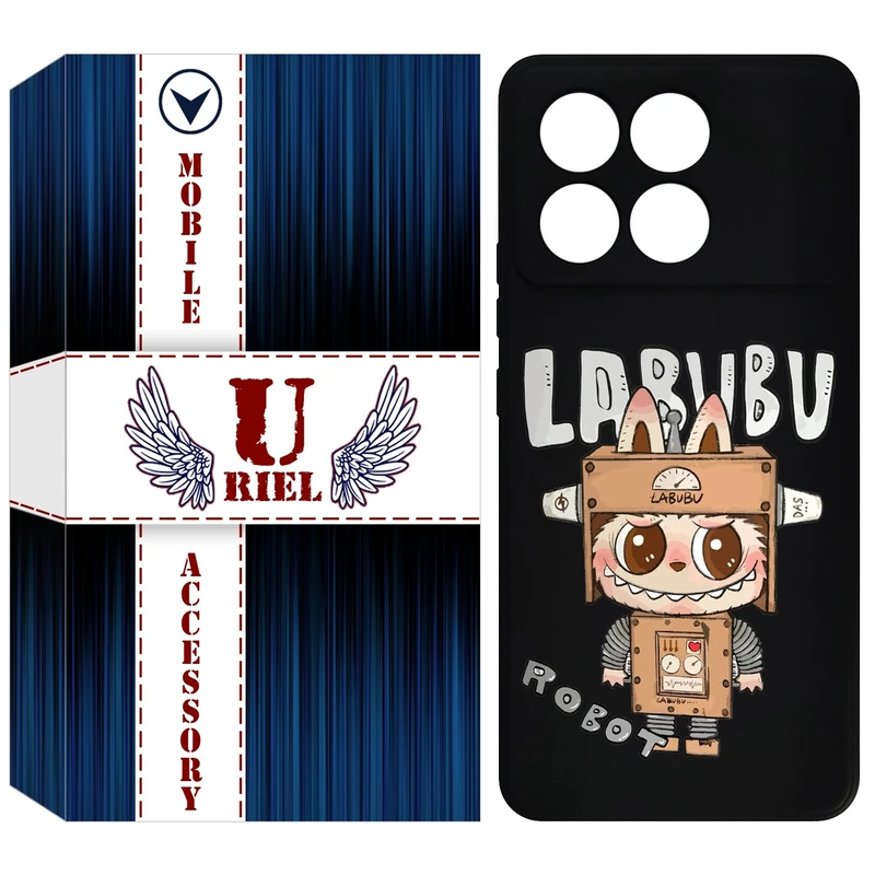 کاور یوریل مدل KSH کد 121 طرح عروسک لبوبو مناسب برای گوشی موبایل شیائومی Poco F6 Pro / Redmi K70 / K70 Pro