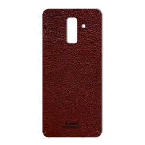 MAHOOT Natural Leather Cover Sticker for Samsung A6 Plus 2018