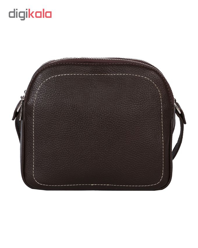 کیف رودوشی زنانه رویال چرم کدW61-DarkBrown