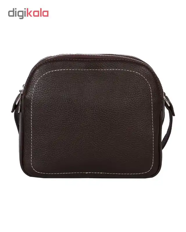 کیف رودوشی زنانه رویال چرم کدW61-DarkBrown