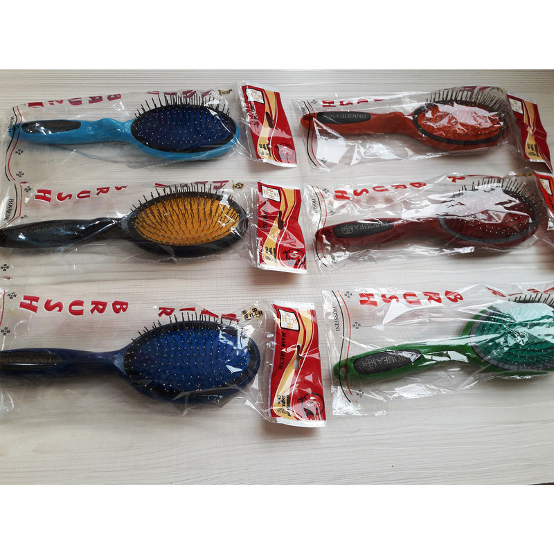 برس مو یونیکا طرح الوان بسته 6 عددی برس مو یونیکا طرح الوان بسته 6 عددی