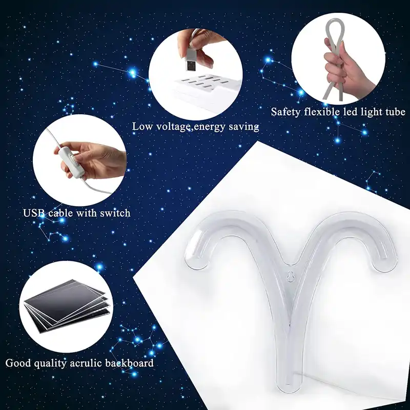چراغ دیواری مدل نئون NEON-ARIES